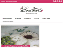 Tablet Screenshot of blog.bouclette.info